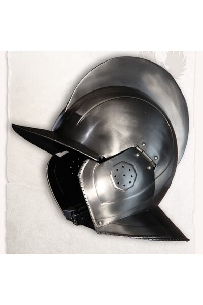 17th century burgonet Kaspar polished