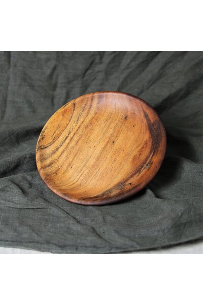 Medieval wooden plate