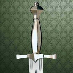 Renaissance dagger silvered