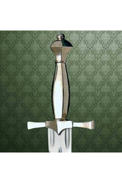 Renaissance dagger silvered