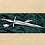 Renaissance dagger silvered