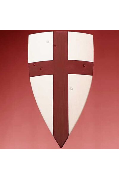 Wooden Templar shield