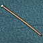 Wooden cane with mace