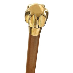 Wooden cane with mace