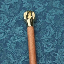 Wooden cane with mace