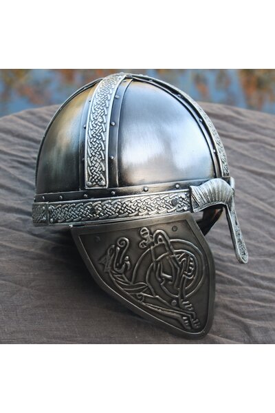 Viking helmet with dragons