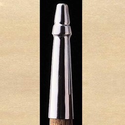 Flat ended butt cap for spear