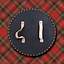 Scottish Highland targe with Celtic cross