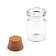 Glass bottle with cork 3,4 cm