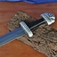 Viking sword king Harald with deluxe scabbard and belt