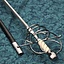 Rapier Dumas with scabbard