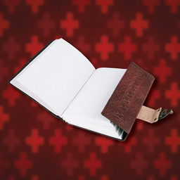 Leather Diary Templar Order with Templar cross