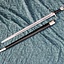 Medieval sword battle-ready with leather scabbard, tempered (blunt 3 mm)
