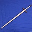 Wooden training sword, two-handed