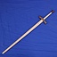Wooden training sword, two-handed