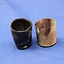 Set of 2 horn shot glasses