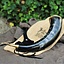 Drinking horn Odin with leather holder