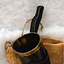 Drinking horn Rollo with leather holder