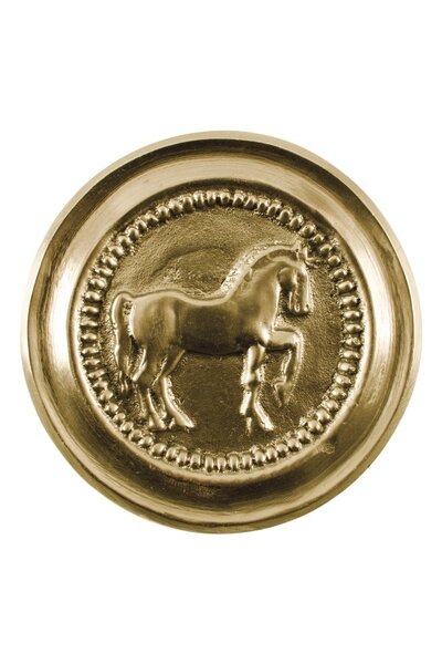 Roman phalera horse gold color