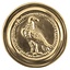Roman phalera small eagle gold color