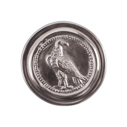 Roman phalera small eagle silver color