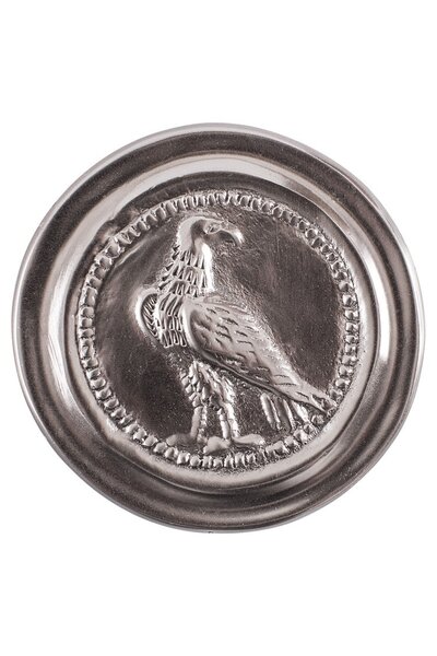 Roman phalera small eagle silver color