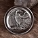 Deepeeka Roman phalera eagle silver color