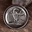 Roman phalera eagle silver color