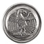 Roman phalera eagle silver color