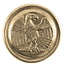 Roman phalera eagle gold color
