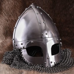 Viking spectacle helmet with chainmail 1,6 mm