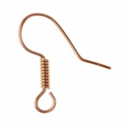 Earring hook bronze