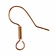 Earring hook bronze