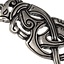 Jewel Viking snake, silvered