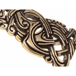 Viking jewel Midgard snake, brass