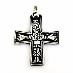 Viking cross Sanda, silvered