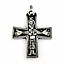 Viking cross Sanda, silvered