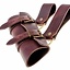 Luxurious leather sword holder, brown