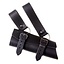 Luxurious leather sword holder, black