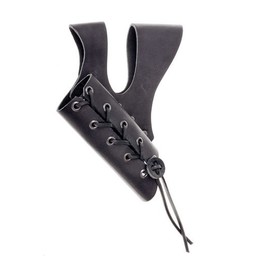 Sword holder with double belt loop, black