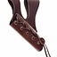 Sword holder with double belt loop, brown