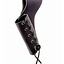 Leather sword holder with laces, black