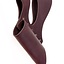 Knight sword holder with double belt loop, brown