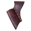 Knight sword holder for belt, brown