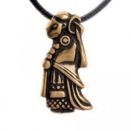 Viking Valkyrie jewel brass