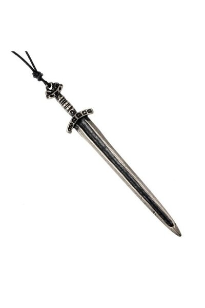 Viking sword jewel silvered