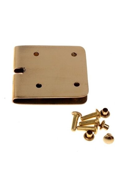 Belt plate 4 cm, bronze