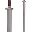 Vendel sword Uppsala 7th-8th century, tin-plated hilt