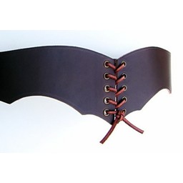 Corset belt Bertholdin B, brown leather