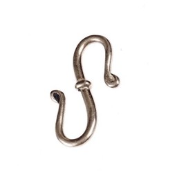 Jewelry hook small, silvered